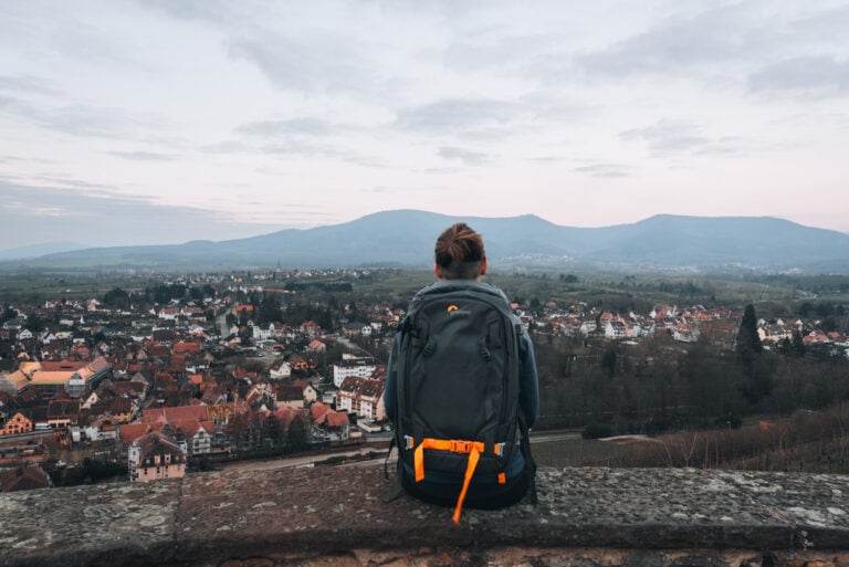 Jen Ciesielski reflecting on her expat identity crisis while in Obernai, France.