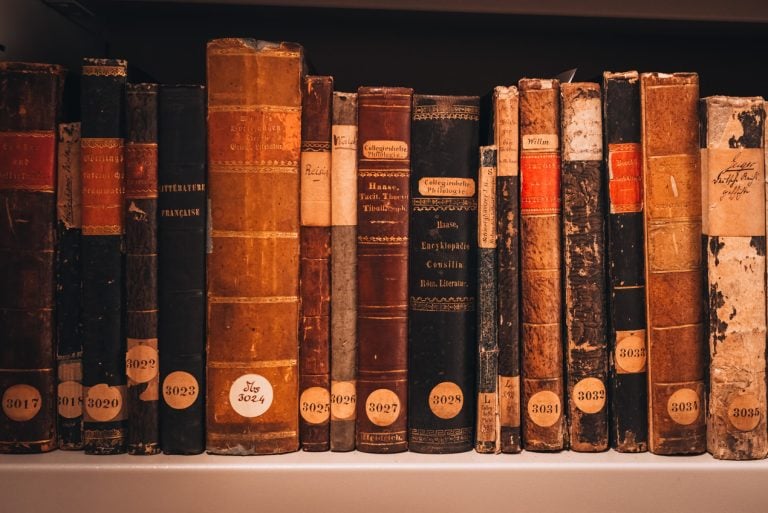 This is a selection of books from the reserve collection at the Bibliothèque Nationale et Universitaire de Strasbourg.