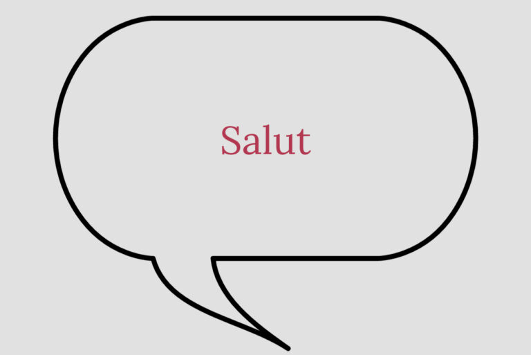 Salut is one of the most common ways to greet someone informally