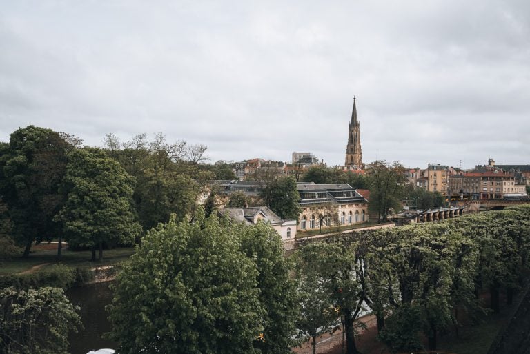 This is the view of Metz from the the Tour des Vignerons. It's a small city that is easy to see in a day.